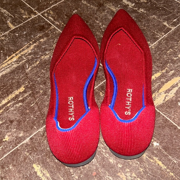 Rothys pointed flat BRAND NEW never worn! Sz 9, fits like a size 8 - Picture 4 of 7